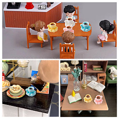 40 Stück Miniatur-Ornamente aus Kunstharz in 4 Farben.&nbsp;DIY-TA0014-15