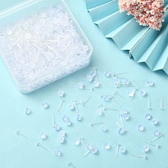 500 шт пластиковые серьги-гвоздики KY-YW0001-28