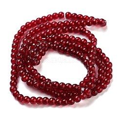 Chapelets de perles en verre craquelé&nbsp;CCG-Q001-4mm-18