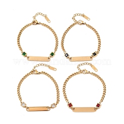 Браслеты из нержавеющей стали 304&nbsp;BJEW-A146-03G