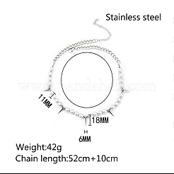 Ожерелье с коническим жемчугом UK1086