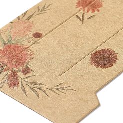 Schede espositive per fermagli per capelli in carta kraft&nbsp;DIY-B061-06A-02