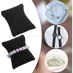 4 шт. 2 цвета ворс браслет/подушка для часов ювелирные изделия дисплей BDIS-BBC0001-01
