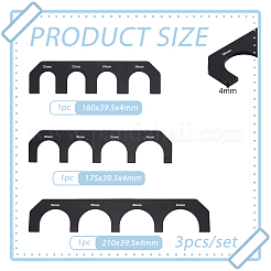 1 комплект акриловых линеек&nbsp;DIY-BC0014-41