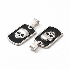 Ciondoli in acciaio inox smaltato 304&nbsp;STAS-M089-18P