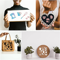 Шаблон трафарета из нержавеющей стали DIY-WH0279-092