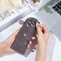 Прямоугольная бархатная сумка для хранения часов с откидной крышкой ABAG-WH0044-46A