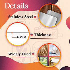 Трафареты для резки металла в стиле ретро из нержавеющей стали DIY-WH0242-276