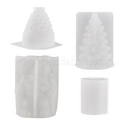 4 Stück 4 Stile DIY Silikon Kerzenhalter Formen&nbsp;DIY-TA0014-06