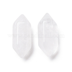 Подвески с двойным наконечником из натурального кварца&nbsp;G-C007-02A-14