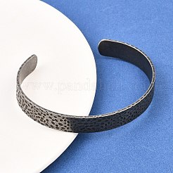 Браслеты-манжеты из хирургической нержавеющей стали 316&nbsp;BJEW-C125-07AS