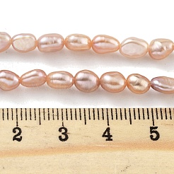 Нити из натурального культивированного пресноводного жемчуга PEAR-P062-24C