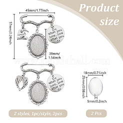 DIY Schmuck Kiltnadeln Kits&nbsp;JEWB-GA00001