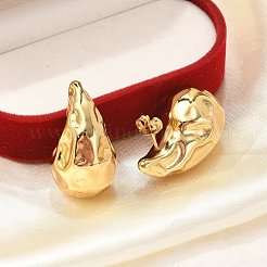 Серьги-гвоздики из нержавеющей стали 304&nbsp;EJEW-Q011-05G