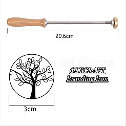 Prägen Prägen Löten Messing mit Stempel&nbsp;AJEW-WH0113-15-24