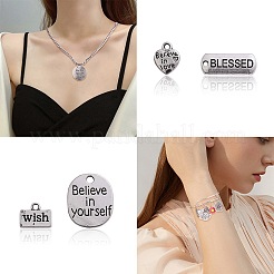 DIY-Motivation-Wort-Charm-Schlüsselanhänger-Kit zum Herstellen von Schlüsselanhängern&nbsp;DIY-SZ0008-38