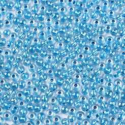 6/0 прозрачные внутри цветные стеклянные круглые бусины&nbsp;X1-SEED-N006-004D