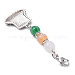 Подвески из сплава с эмалью ко Дню Святого Патрика HJEW-JM01202