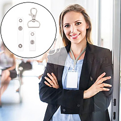 50 шт. железные D-образные кольца с поворотными застежками DIY-OC0011-38