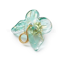 Гальванизированные стеклянные бусины-шармы&nbsp;PALLOY-JF03107-01