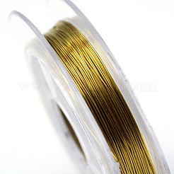 Fil de bijoux en cuivre rond&nbsp;CWIR-R005-0.3mm-13