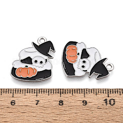 Anhänger aus Legierung und Emaille mit Halloween-Motiv&nbsp;ENAM-T021-31E-01P