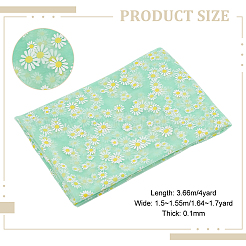 Тюль с узором ромашки&nbsp;DIY-WH0037-38A