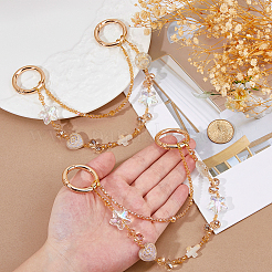 2 шт. акриловые и стеклянные бусины для мобильных ремней&nbsp;HJEW-FH00191