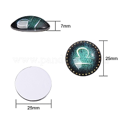 3set 3 стиля стеклянных кабошонов GGLA-SZ0001-21