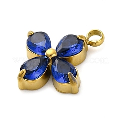 Подвески из нержавеющей стали 304 с микропаве из кубического циркония&nbsp;STAS-U042-06G-03