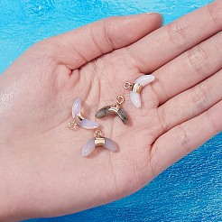 4шт 4 стильные подвески из смешанных драгоценных камней&nbsp;G-SZ0001-42