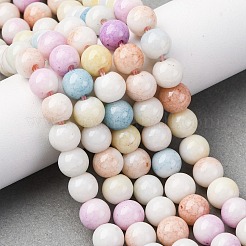 Нити из окрашенных стеклянных бусин с эффектом омбре&nbsp;GLAA-T031-01O-06