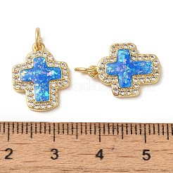 Покрытие стойки латунь микропаве прозрачные подвески из кубического циркония&nbsp;KK-P268-12A-G