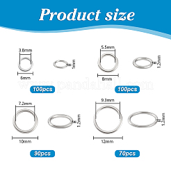 4 стиль сплав закрытые соединительные кольца FIND-PH0026-79