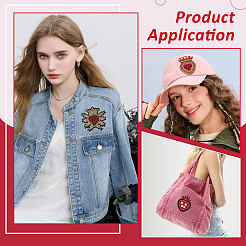 Нашивки из ткани сердца&nbsp;PATC-BC0001-20