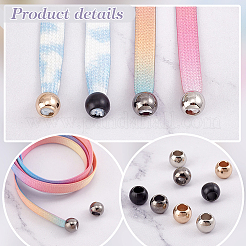 80 шт. Европейские бусины из сплава 4 цветов FIND-PH0017-90