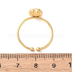 Offene Manschettenringe aus Edelstahl 304&nbsp;RJEW-C151-03A-G