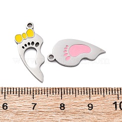 Подвески из нержавеющей стали 304 с эмалью&nbsp;LS-STAS-H235-04B-P