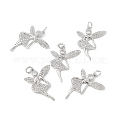 Латунные микро проложить кубического циркония подвески&nbsp;KK-E068-VB146