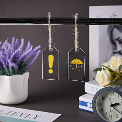 Прозрачные акриловые большие подвески&nbsp;TACR-BC0001-09