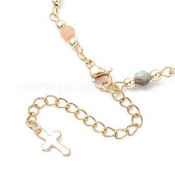 Крошечные браслеты из нержавеющей стали 304 с перекрестными звеньями&nbsp;BJEW-JB13244-02