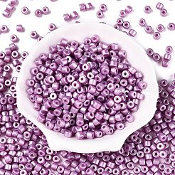 Perles de verre nacrées avec peinture à cuisson&nbsp;SEED-T008-03L