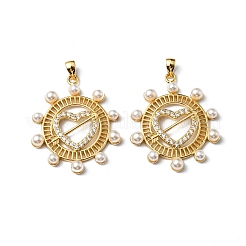 Подвески из искусственного жемчуга KK-P235-07G