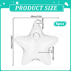 Стеклянные подвесные гидропонные вазы&nbsp;AJEW-WH0752-086B