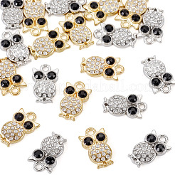 20pcs 2 Farben Legierung Strass Charms&nbsp;RB-TA0001-38