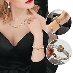 12 шт. латунные застежки для часового ремешка KK-PH0013-21