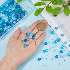 3 пакетик стеклянных бусин&nbsp;GLAA-DC0001-37B