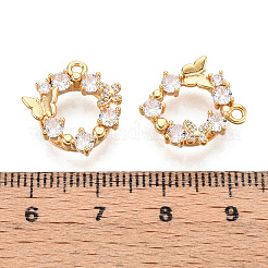 Латунные микро проложить кубического циркония подвески&nbsp;KK-N263-78B-G