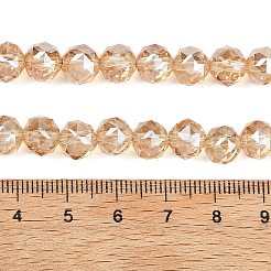 Гальванизируйте прозрачное стекло бисер нитей&nbsp;GLAA-H040-01E