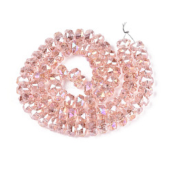 Стеклянные бусины с гальваническим покрытием &nbsp;EGLA-T021-20J